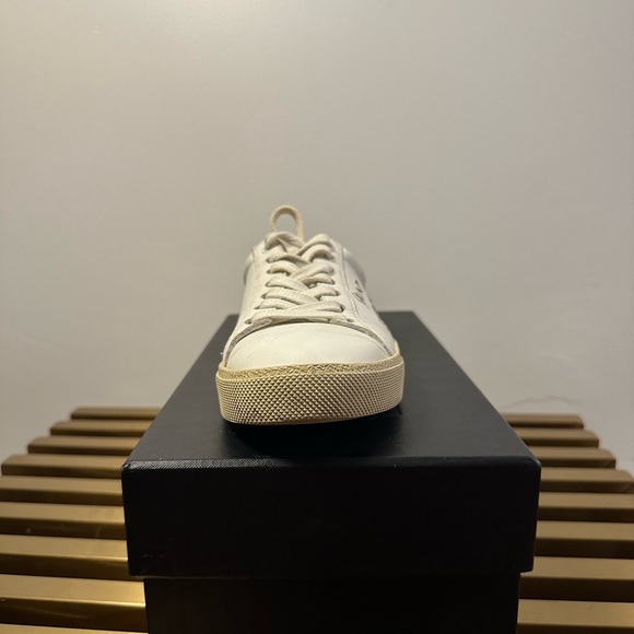 SAINT LAURENT SL06 COURT CANVAS SIGNATURE SNEAKER size 7 missing insoles - Picture 11 of 12